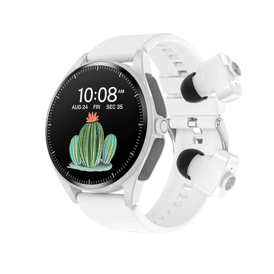 Arctic Elite Smartwatch W/ Built-In Earbuds