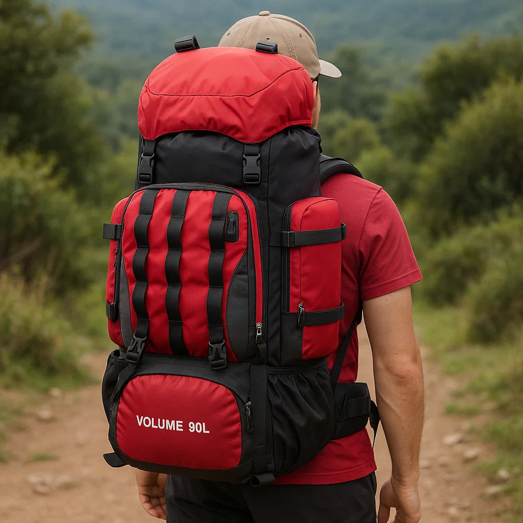 90L Waterproof Hiking Backpack - Ultra-Lightweight Travel Pack for Outdoor Adventures & Camping