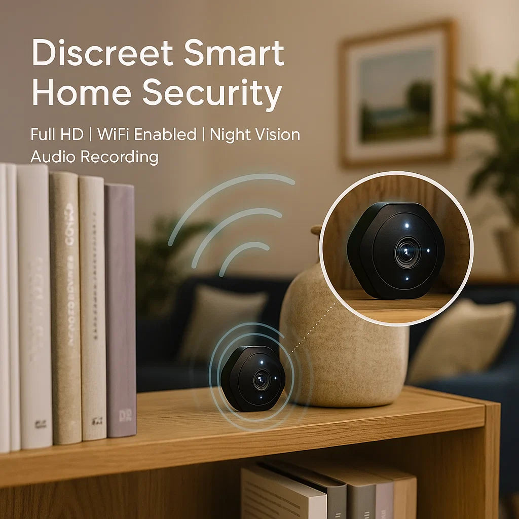 Wifi Mini Camera | Night Vision, Voice & Video Recording for Home Security