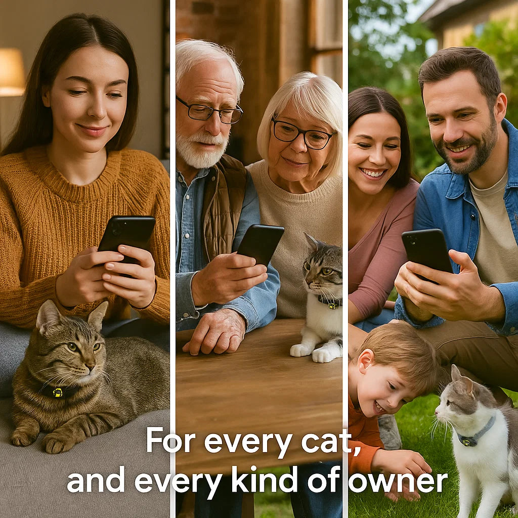 #1 Find GPS Cat Tracker with Real-Time Location, Waterproof Design, and Activity Monitoring for Pet Safety and Tracking