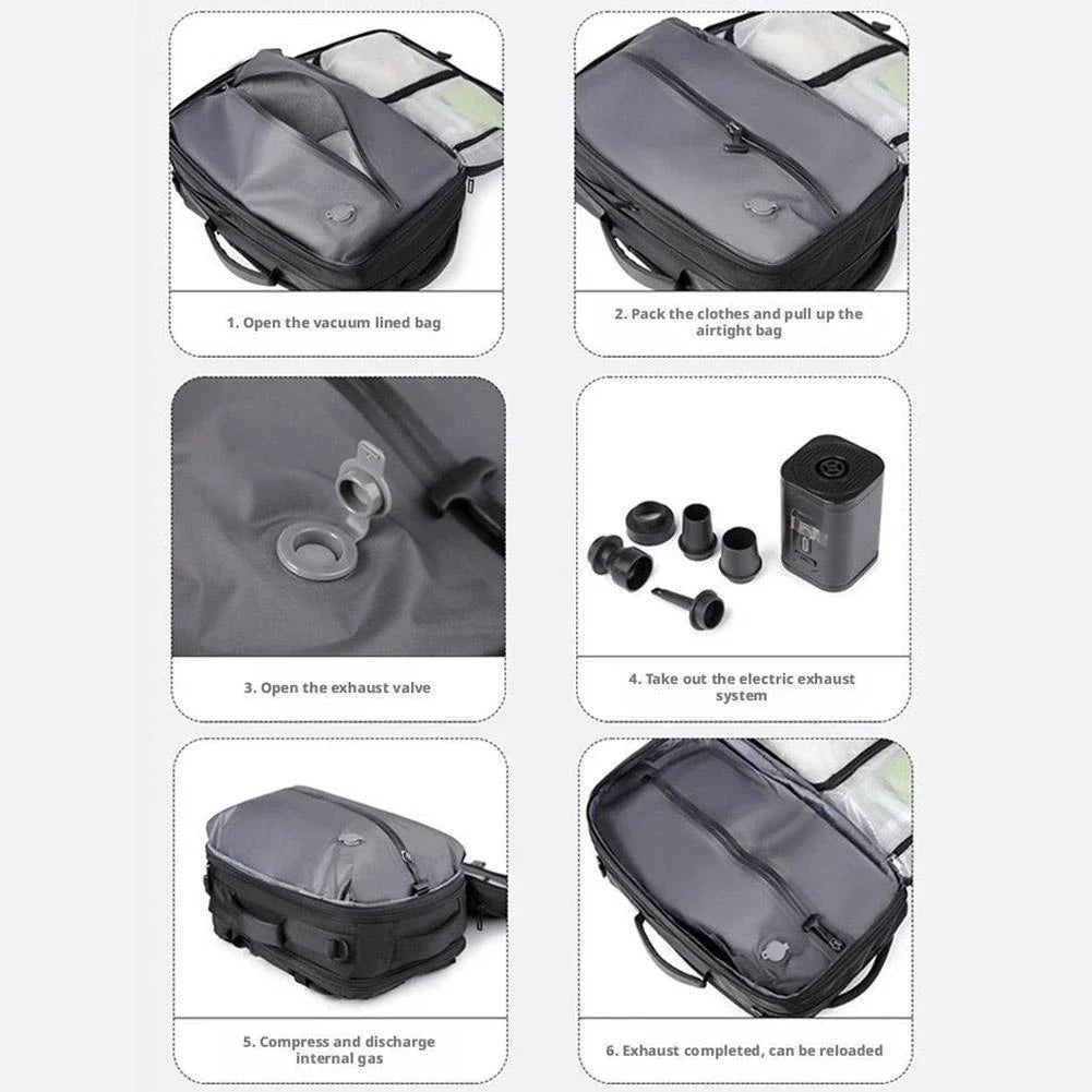 TrailBlazer Pro Compression Backpack & Portable Vacuum