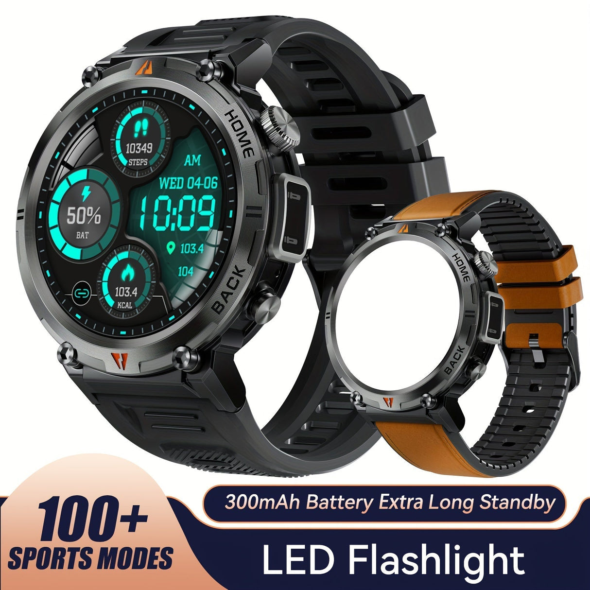 Sports Fitness Smart Watch For Men Answer/Make Calls, Outdoor Sports Watch