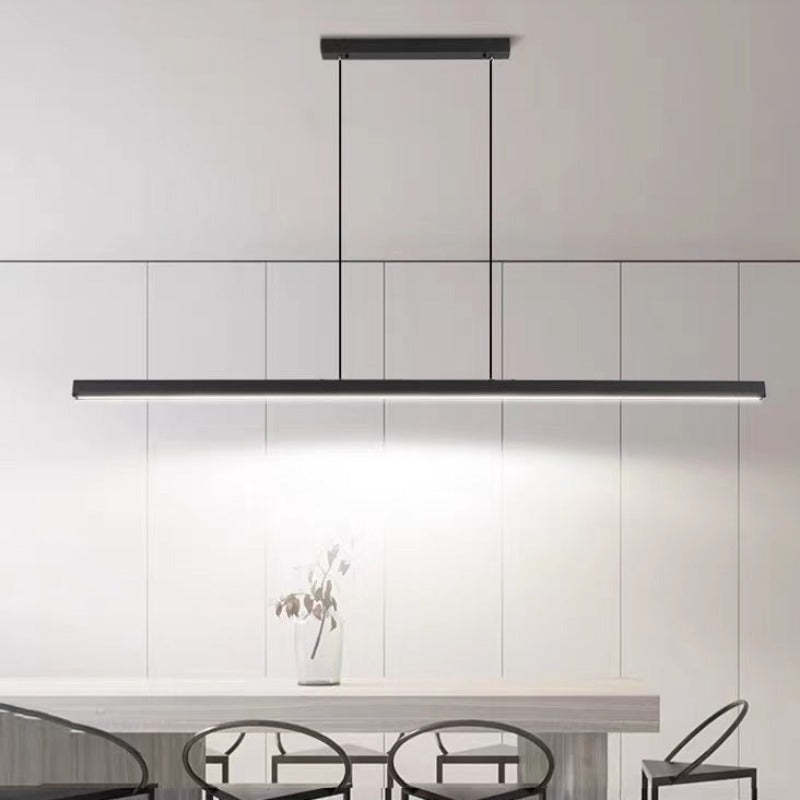 LED Pendant Light Fixture - Industrial Style with Adjustable Height - Perfect for Kitchen, Dining Room, and Loft Spaces