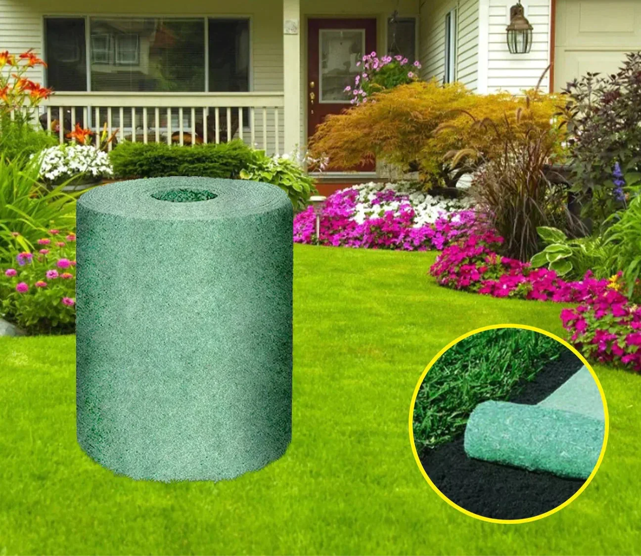 Biodegradable Netted Grass Seed Mat | All-in-One Growth System for Quick Germination in Sun, Shade & Slopes