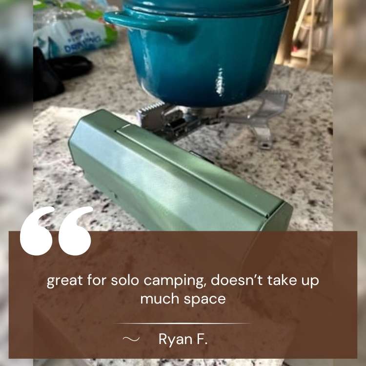 Camping Gas Burner | Windproof, Fuel-Efficient & Compact for Outdoor Cooking Adventures