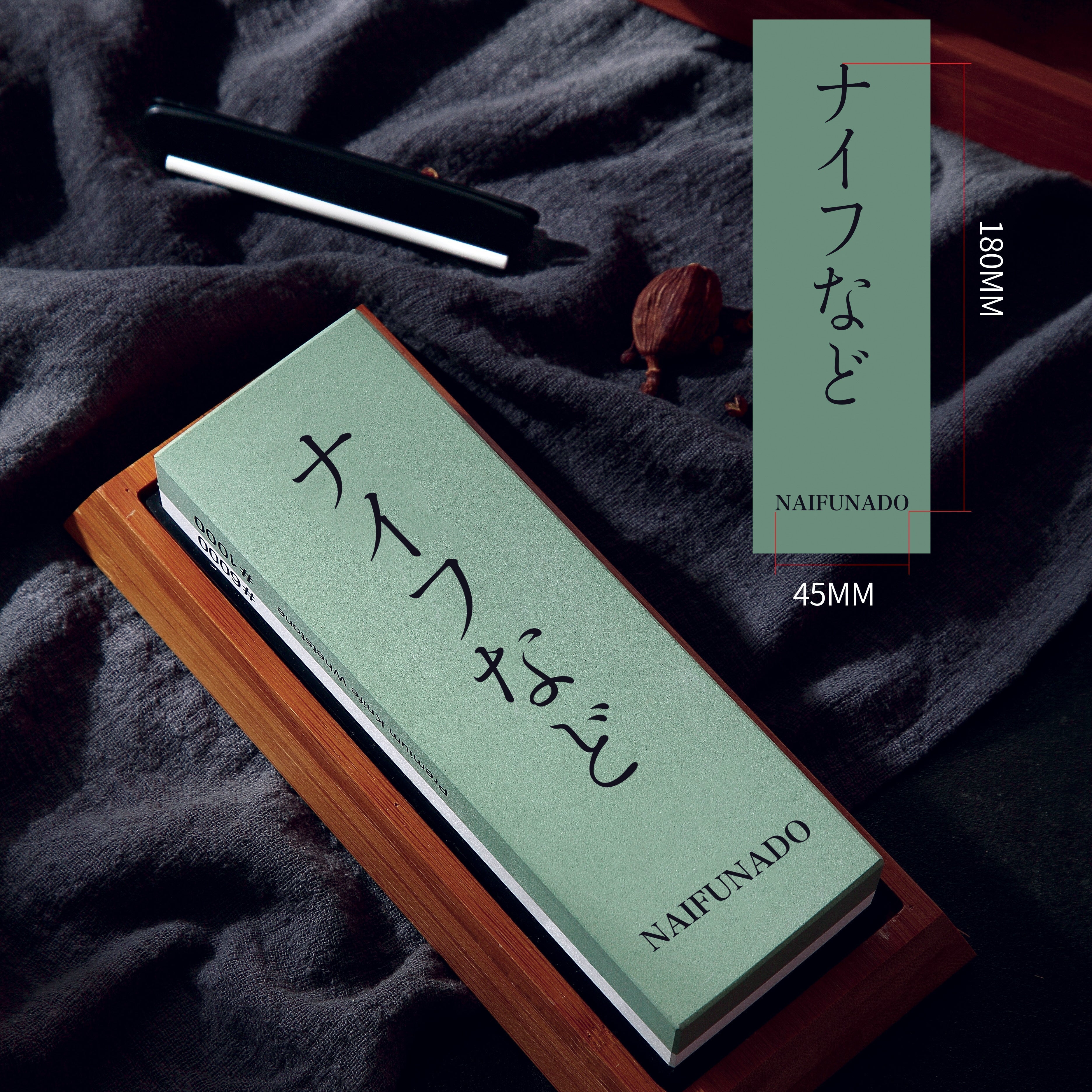 Professional Whetstone Knife Sharpener - Dual-Sided Grit for Precision Sharpening & Maintenance of Kitchen Knives