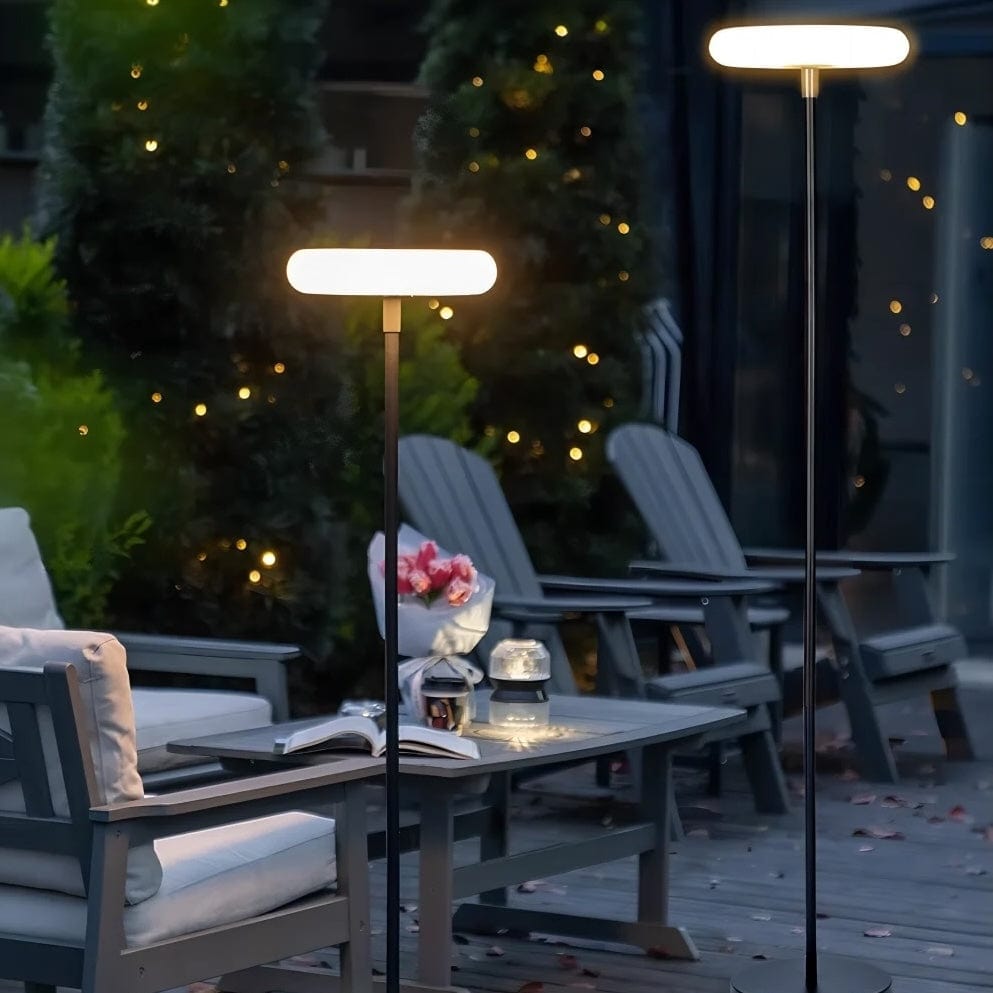 Solar Outdoor Adjustable Lamp with LED Light - Waterproof Garden Lighting for Pathway, Patio, and Yard Use