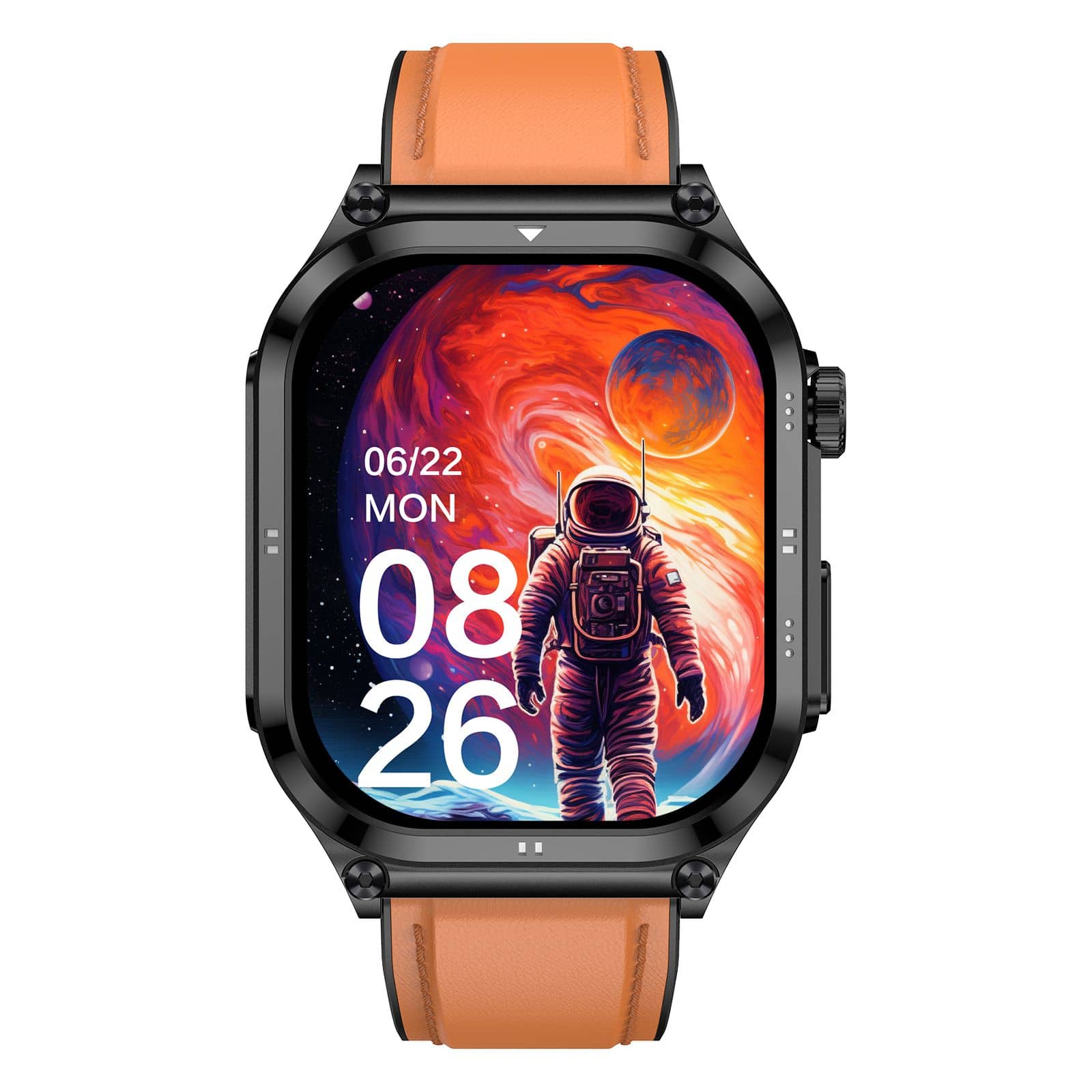 PH281 AMOLED Slim Outdoor ECG/EKG Bluetooth Calls Health Measurement Smart Watch