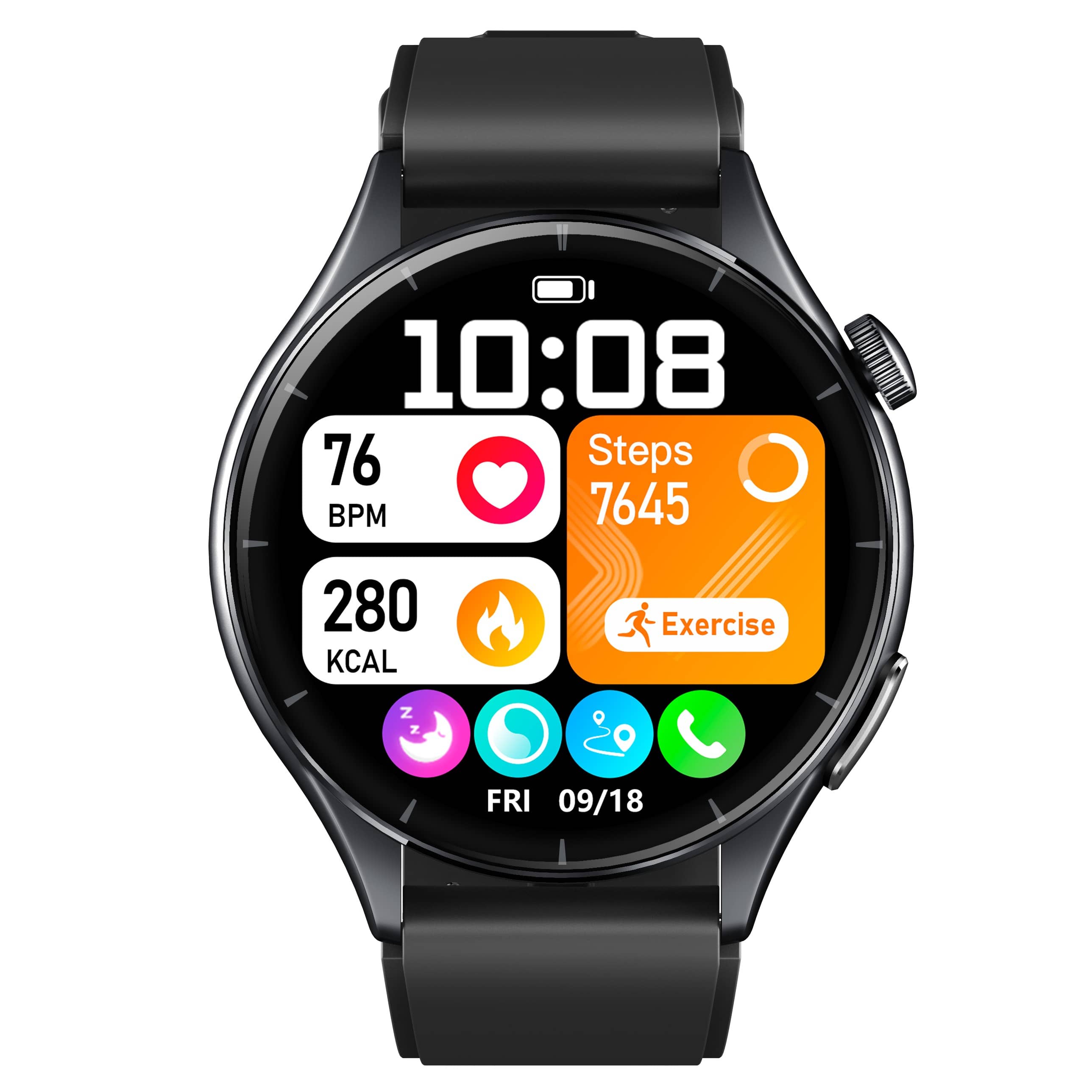 PH458 Ultra-thin ECG Heart Rate Blood Pressure Suga Pro Monitoring High-End Health Smart Watch