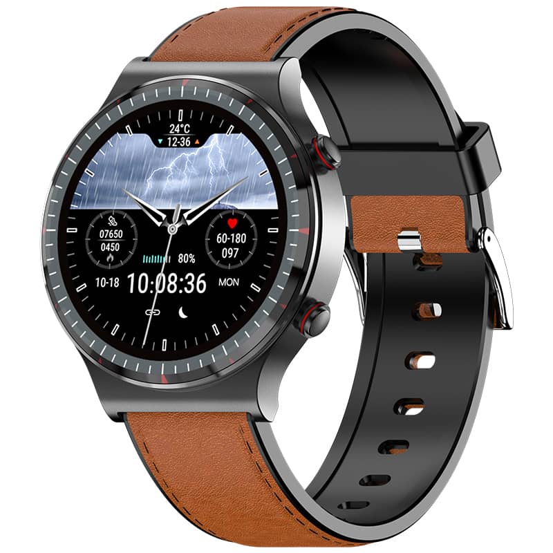 G08 Professional High-End ECG/EKG Blood Pressure Heart Rate Monitoring Smart Watch