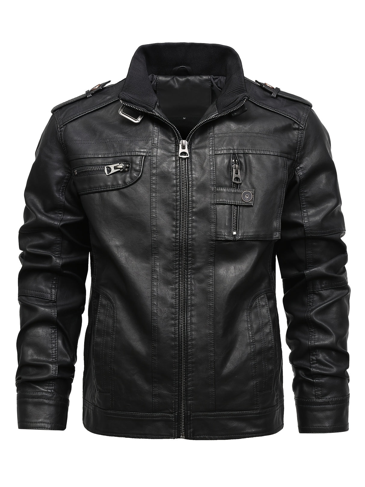 Men’s Vintage Pilot Jacket – Retro Motorcycle Style, Lightweight Casual Outerwear