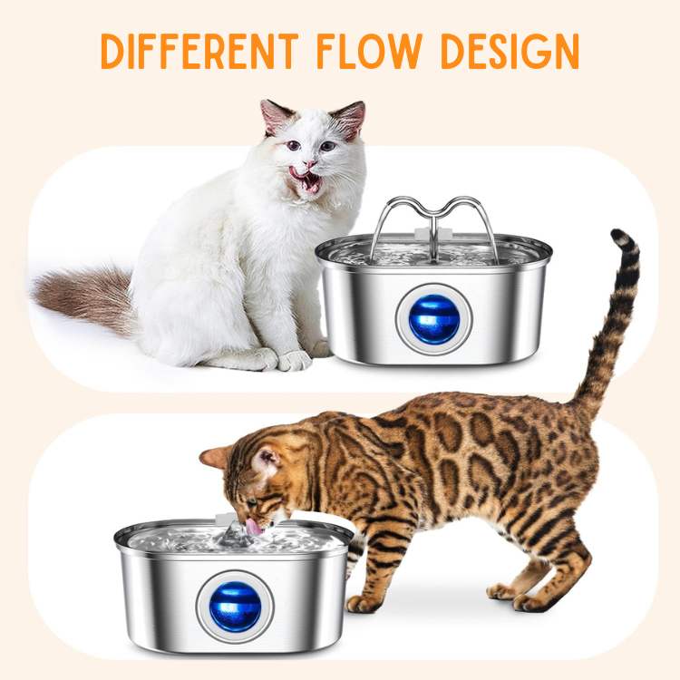Cat Water Fountain | Silent Operation, Stainless Steel & Hygienic Design for Healthy Hydration