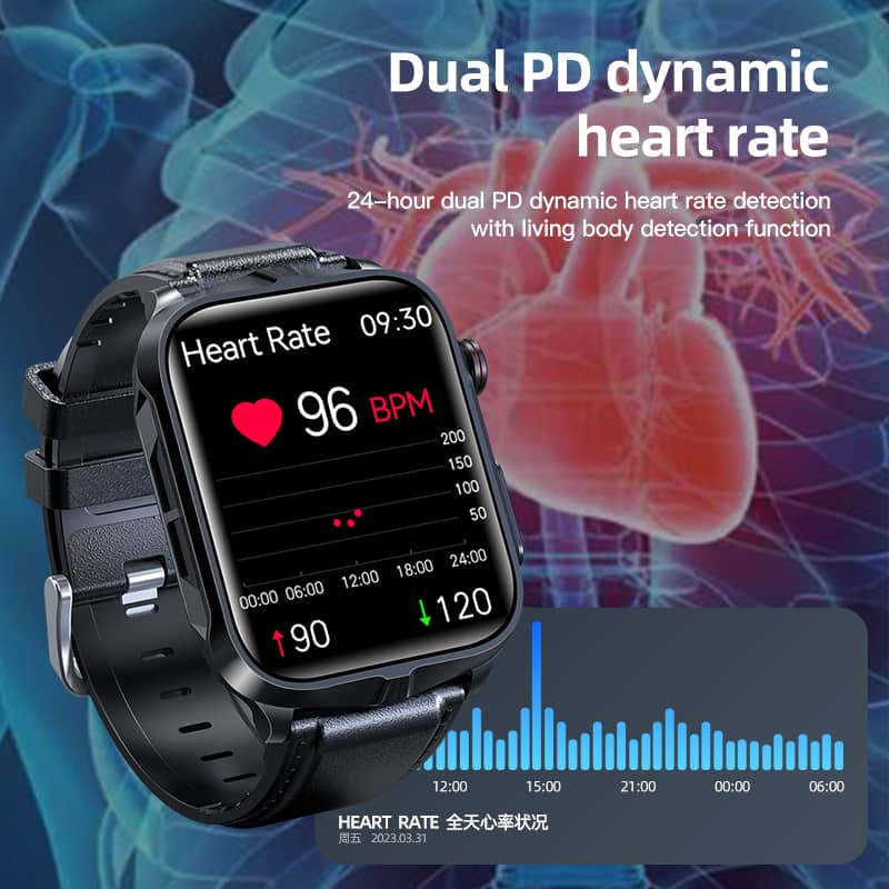 PH11 New Generation of Pulse therapy Blood Glucose Blood Pressure ECG Heart Rate Monitoring Health Smartwatch