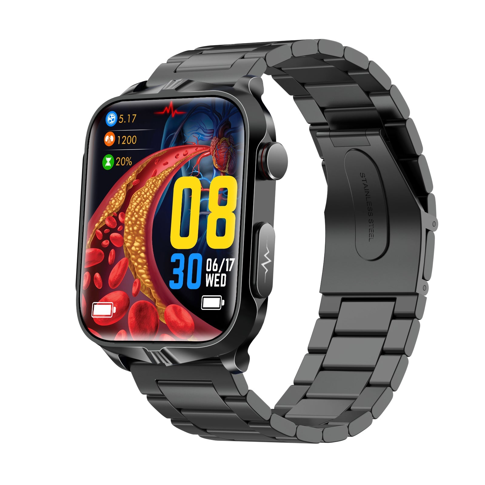 PH11 New Generation of Pulse therapy Blood Glucose Blood Pressure ECG Heart Rate Monitoring Health Smartwatch