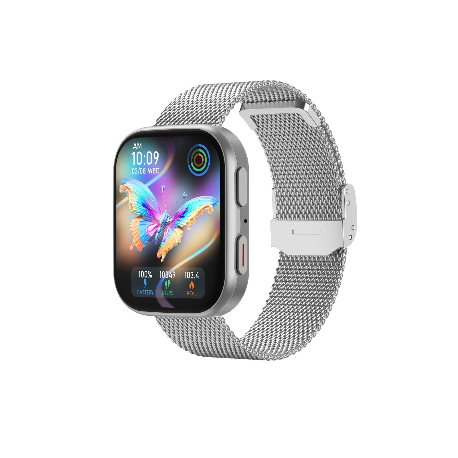 FITVII HM57 Health & Fitness Tracker (Answer/Make Calls), Smart Watch with HR+BP+SPO2 Monitor