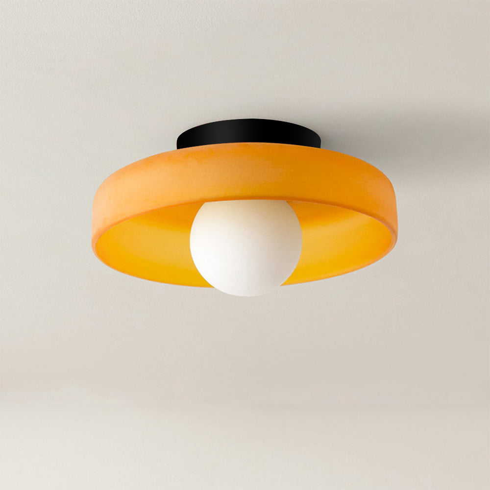 LED Round Flush Mount Ceiling Light Fixture - Modern Energy-Efficient Lighting for Contemporary Home Décor & Low Ceilings