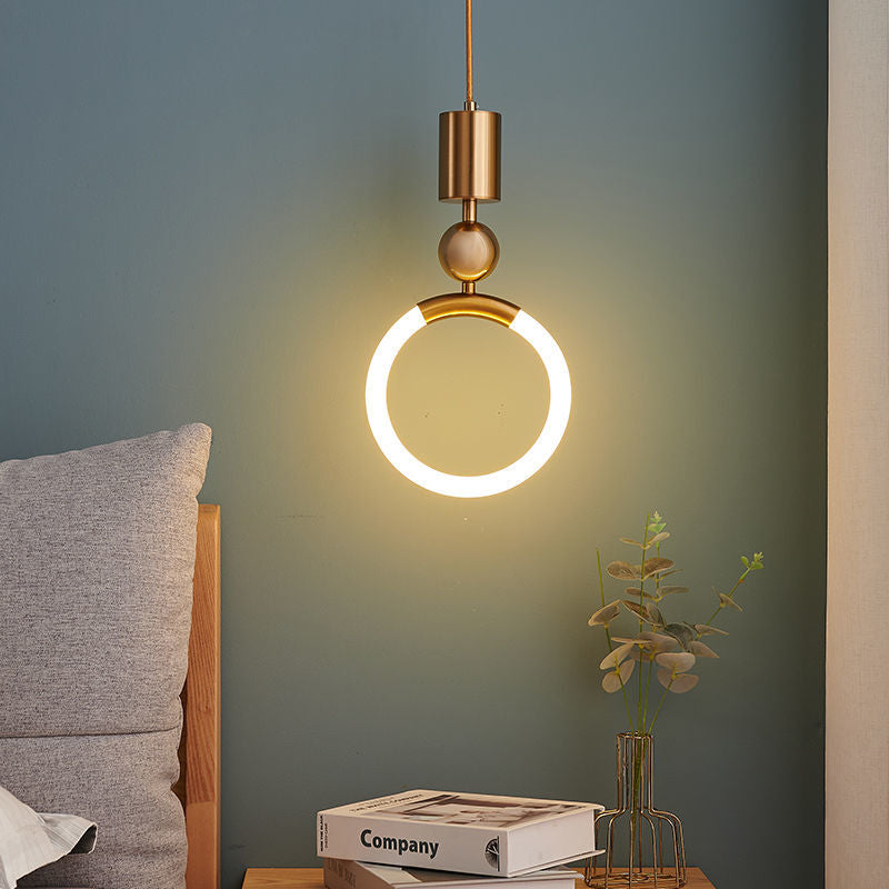 LED Pendant Light Fixture - Nordic Design with Simple Style - Ideal for Dining Room, Kitchen, and Living Room Lighting