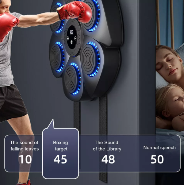 Music Boxing Pad with Targeting Features – Ultimate Punch Machine for Boxing Fitness