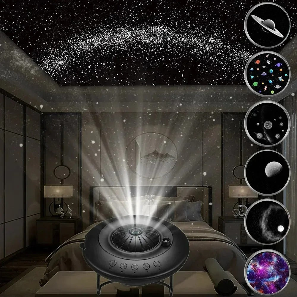Galaxy Projector with Planetarium Effects for Home Theater, Kids Room, and Night Sky Ambiance