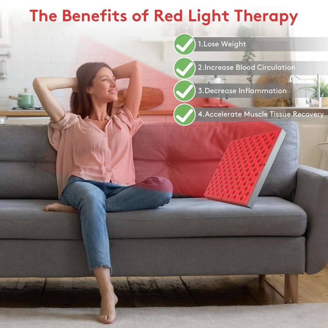 Red Light Therapy Lamp Device – Muscle Recovery and Sleep Aid