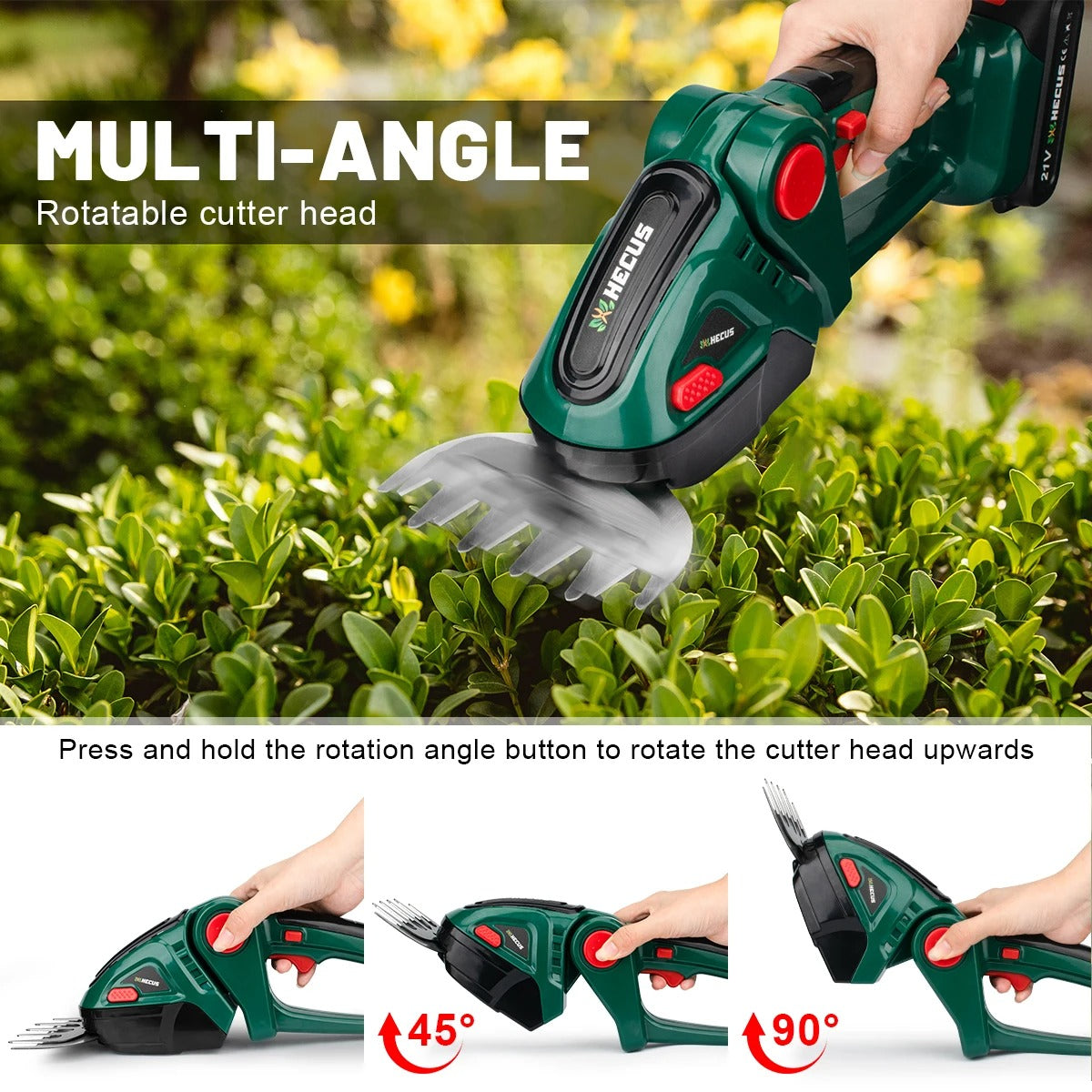 Portable Handheld Hedge Trimmer | Home and Garden Maintenance