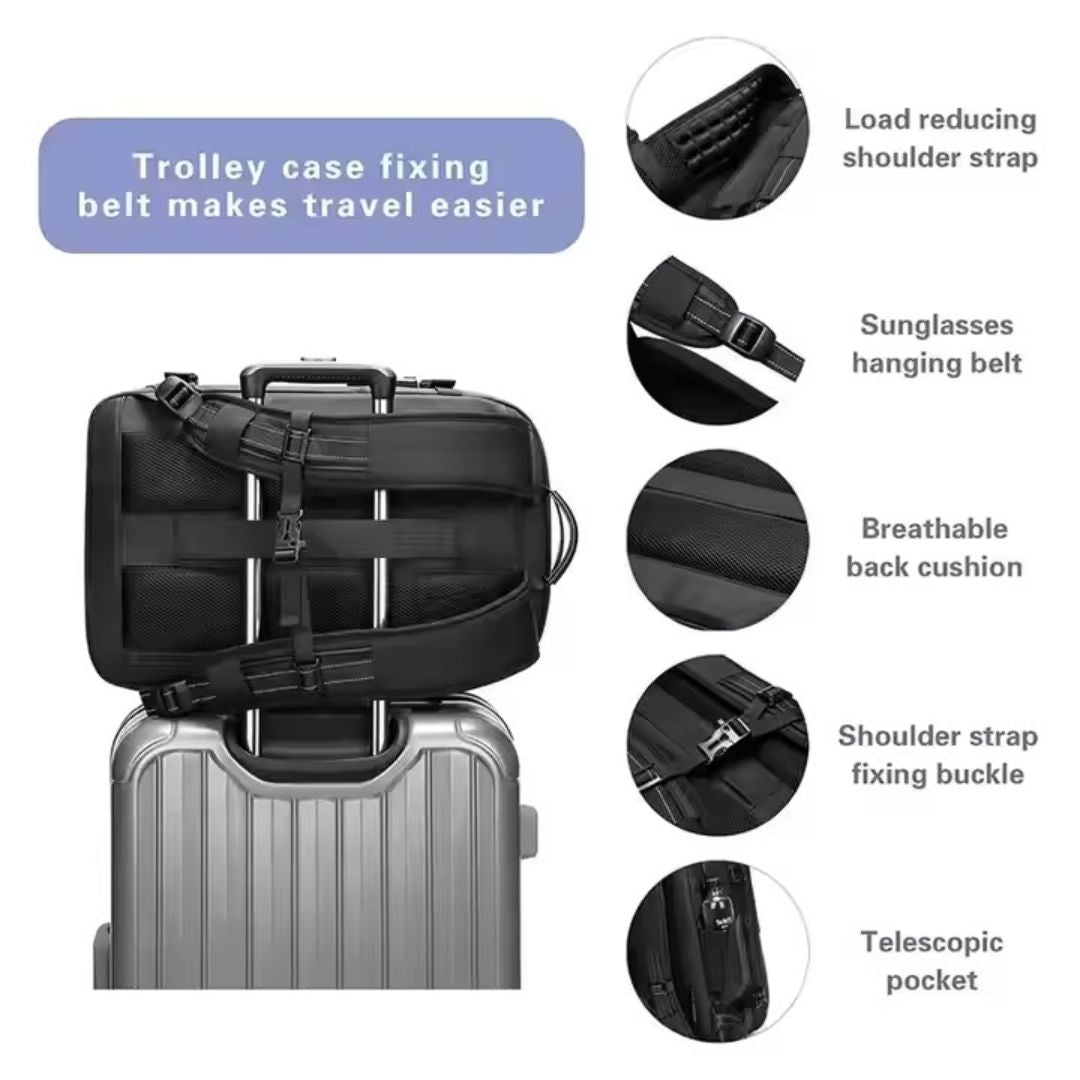 VacPack Backpack | Space-Saving Bag for Travellers