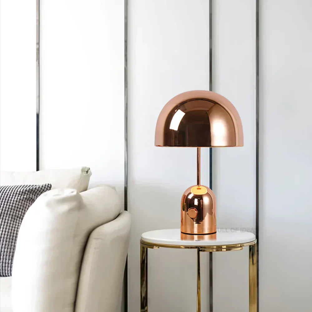 Aeloria™ | Copper Table Lamp with Adjustable Brightness | Modern Lighting for Living Room & Bedroom