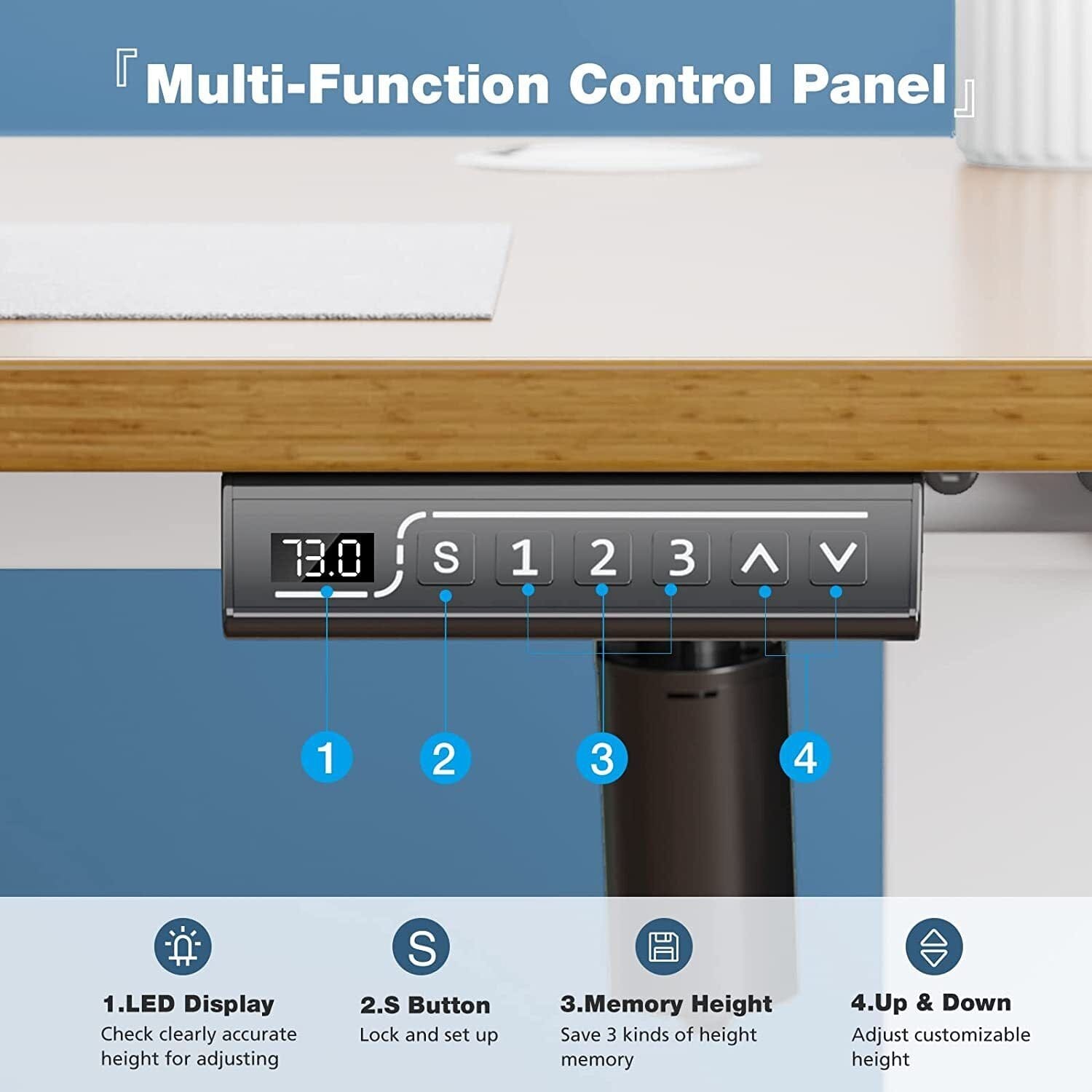 Electric Standing Desk - #2024 Upgraded Height Adjustable Desk