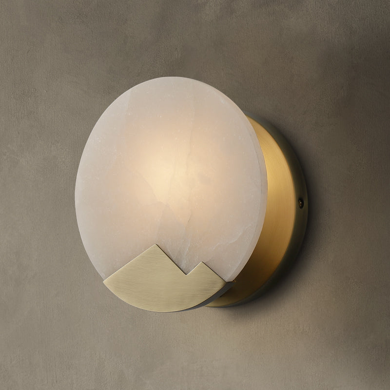 LED Marble Wall Light Fixture - Nordic Minimalist Design for Modern Home Decor & Ambient Lighting