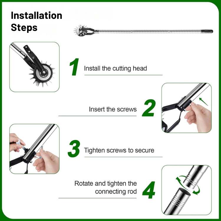 Lawn Edger | Adjustable Length, Ergonomic Design & Ideal for Homeowners and Garden Enthusiasts