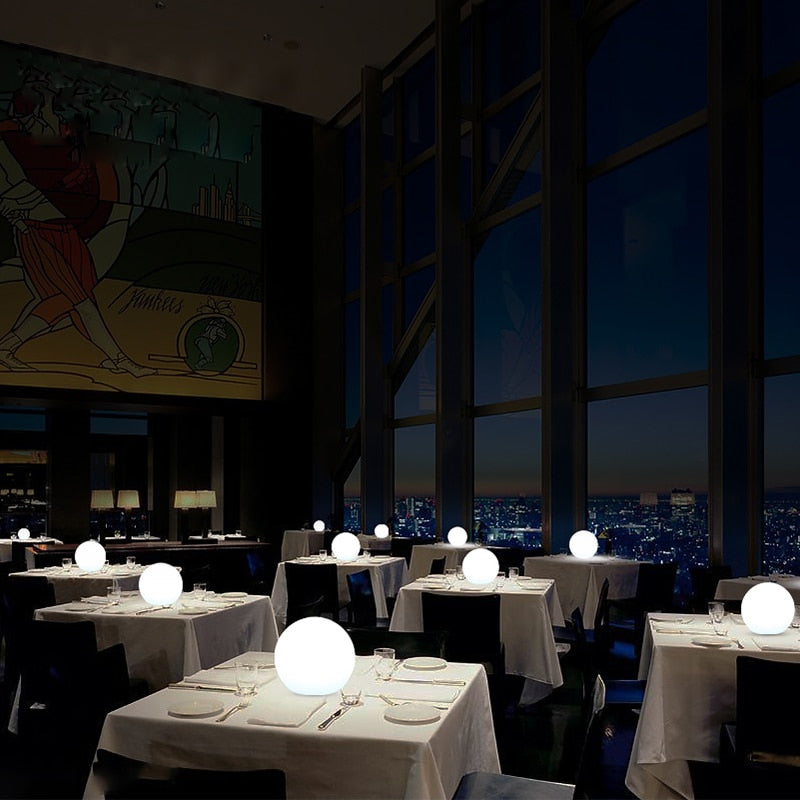 LED Wireless Table Lamp - Rechargeable Modern Light Fixture for Home, Office, and Nightstand Use