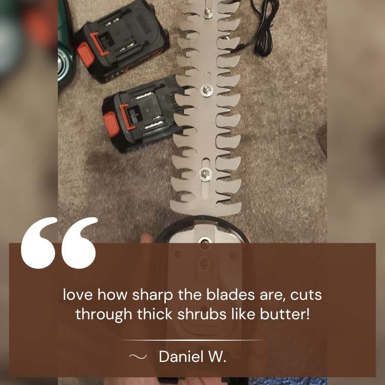 Cordless 2-in-1 Hedge & Shrub Trimmer | Lightweight, Ergonomic & Ideal for Garden Maintenance