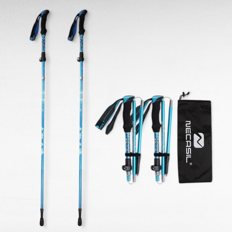 Ergonomic Trekking Poles | Ultra-Light, Adjustable & Anti-Slip Grips for Hiking, Trekking & Backpacking Adventures