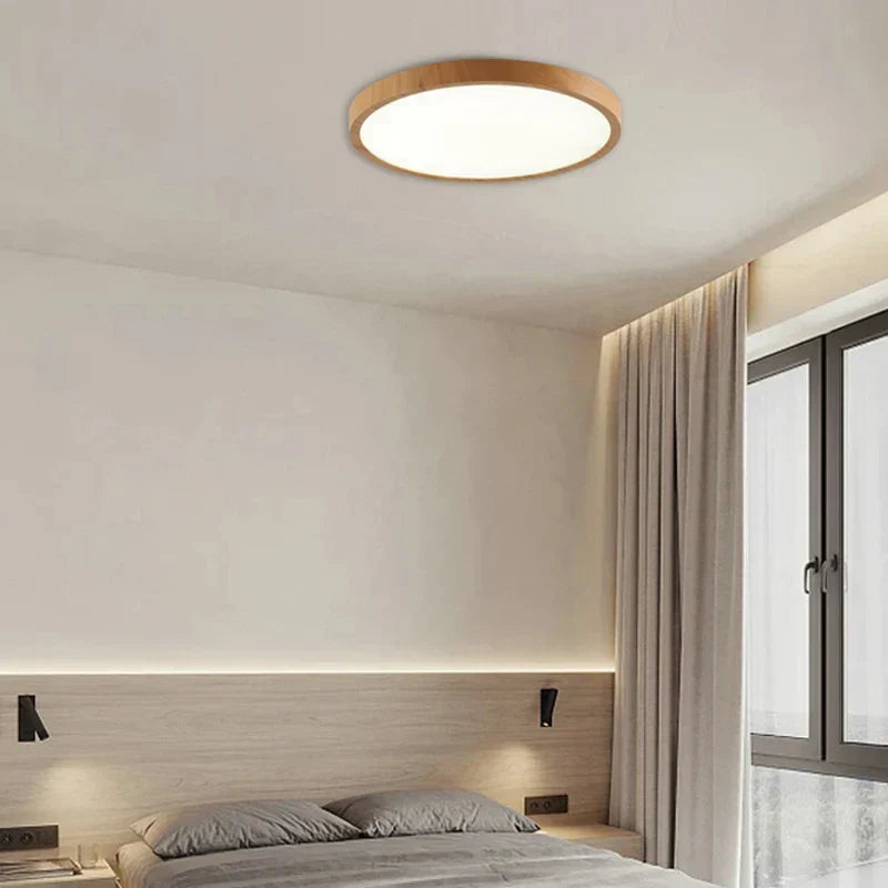 LED Ultrathin Circular Ceiling Light Fixture - Modern Design for Living Room & Kitchen Lighting