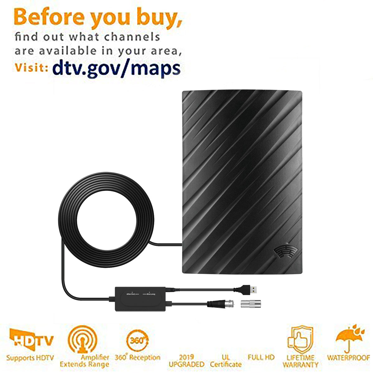 Merchpublic - 2024 Edition Antenna Box - 460 Mile Range