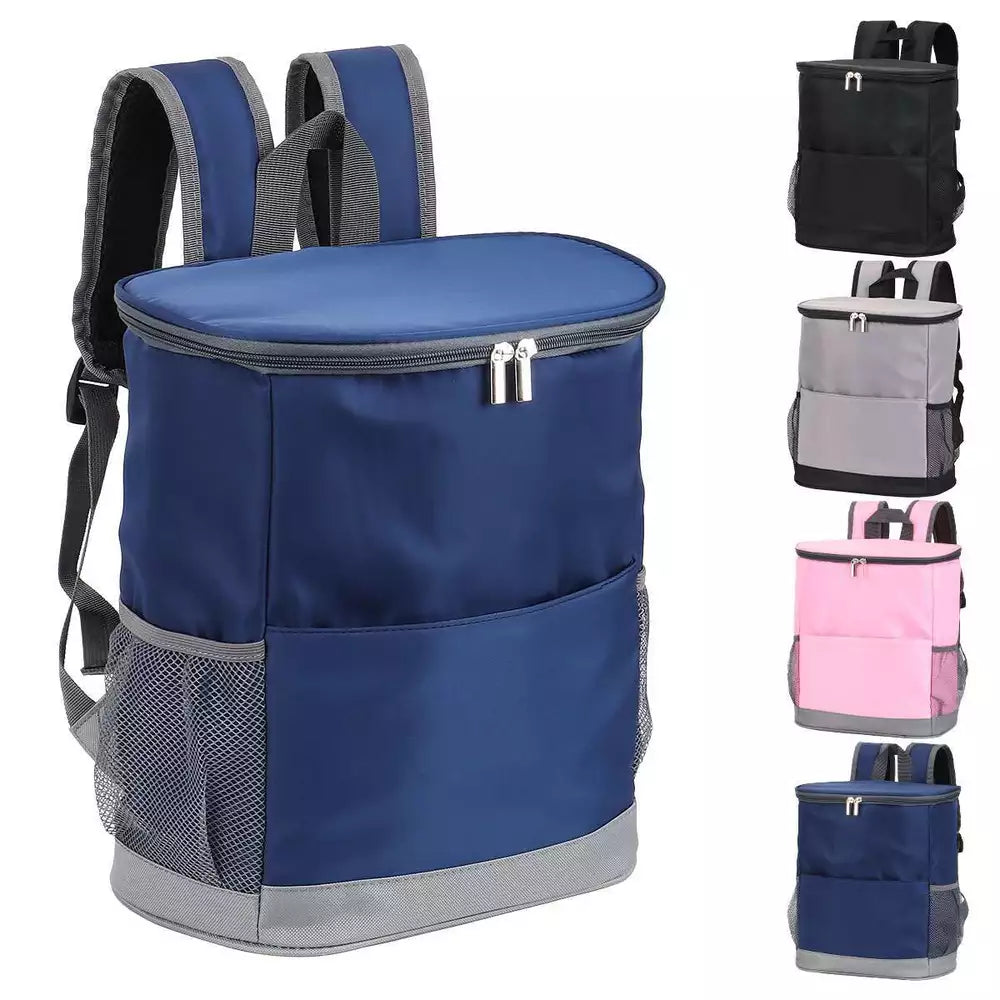 Insulated Waterproof Backpack Cooler Keeps 20 Cans Ice Cold Anywhere