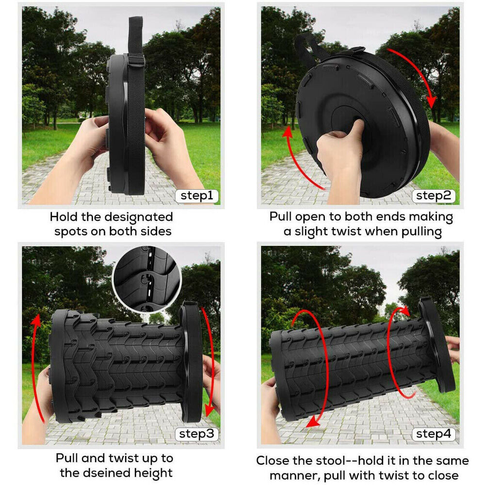 Telescopic Camping Stool - Portable Outdoor Chair for Fishing and Camping