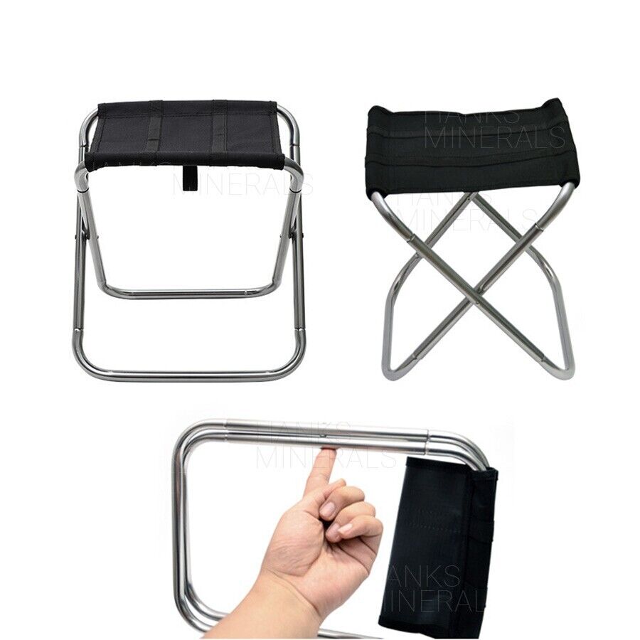 Folding Camping Stool - Portable Outdoor Chair for Hiking