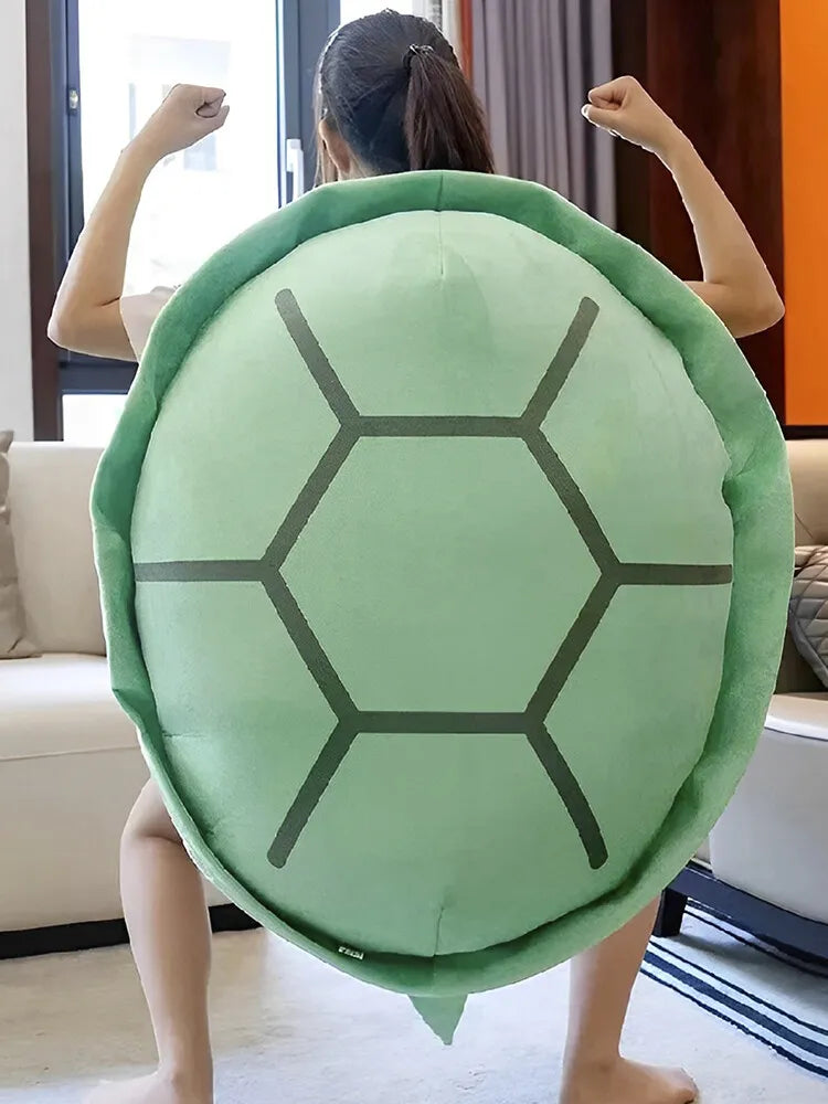 Wearable Turtle Shell Pillows Soft Stuffed Costume Toy 39.4 inch Plush Gift