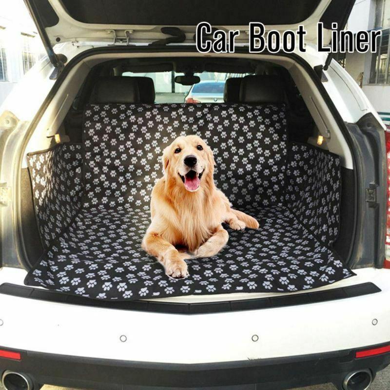 Paw Print Car Trunk Cover