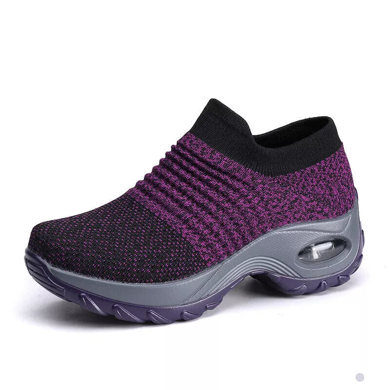 Women's Slip-On Orthopedic Trainers | Air Cushion Comfort, Breathable Mesh & Non-Slip Sole for Everyday Wear and Active Lifestyle