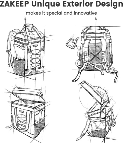 Portable Insulated Backpack Cooler