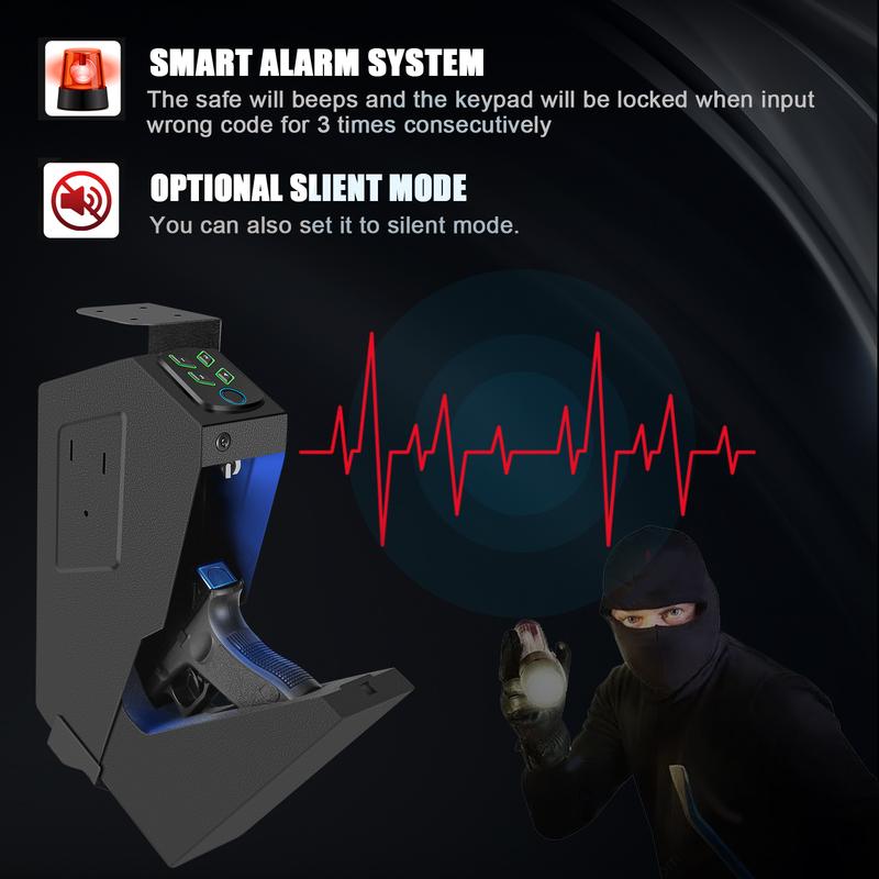 Shadow X Pro Biometric Mounted Hidden Safe