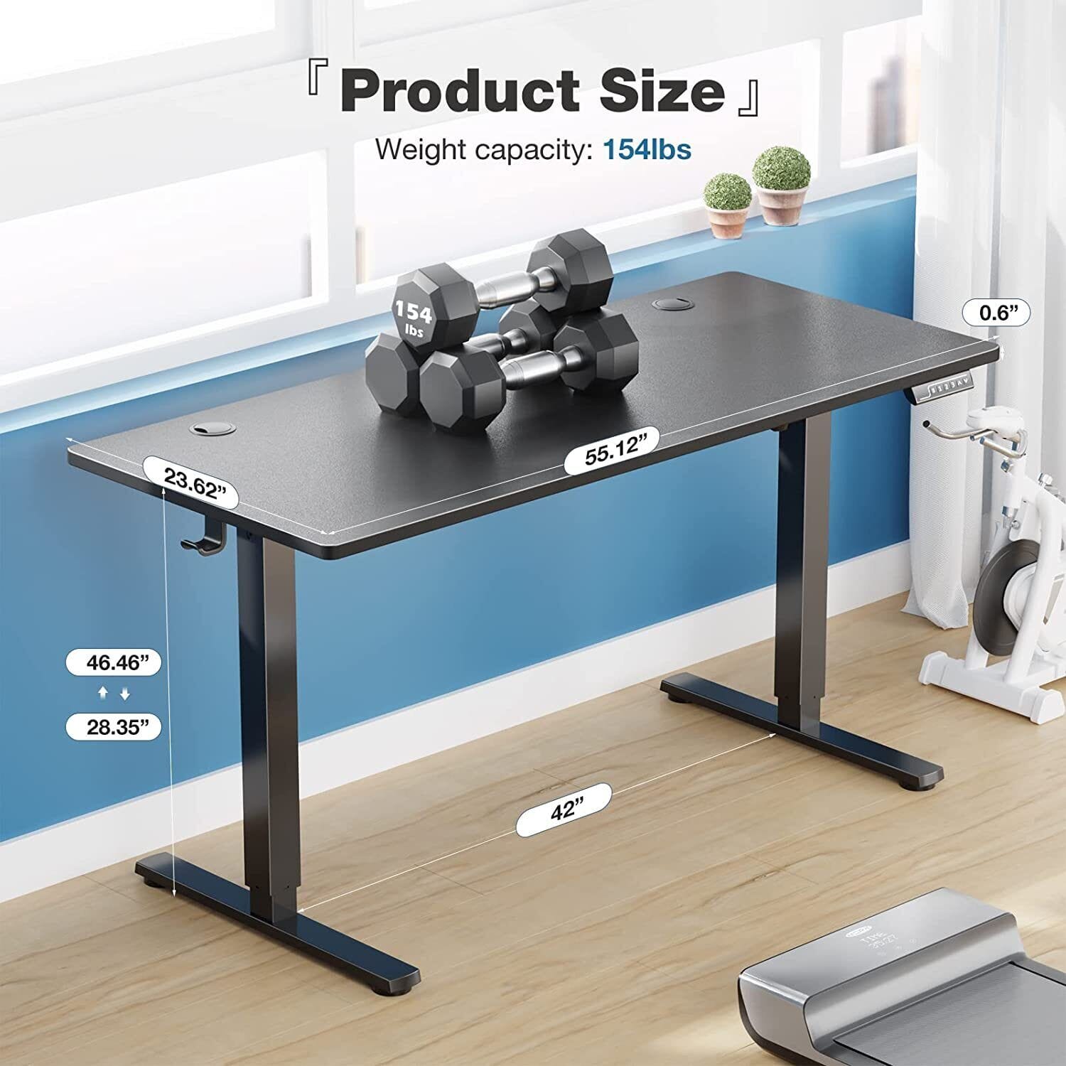 Electric Standing Desk - #2024 Upgraded Height Adjustable Desk