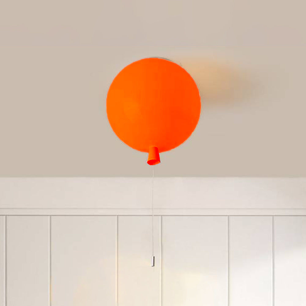 Fateh Modern Small Round LED Ceiling Lamp White Acrylic Bedroom