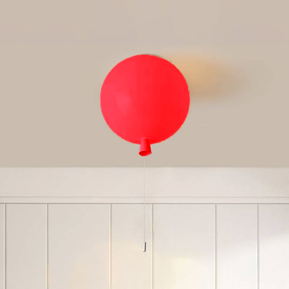 Fateh Modern Small Round LED Ceiling Lamp White Acrylic Bedroom