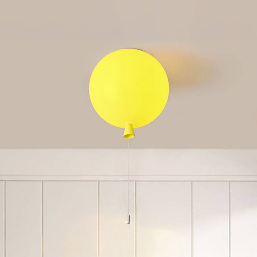 Fateh Modern Small Round LED Ceiling Lamp White Acrylic Bedroom