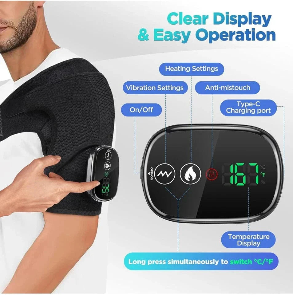 Shoulder Massager With Heat - #2025 Upgraded 3 Modes Shoulder Massager