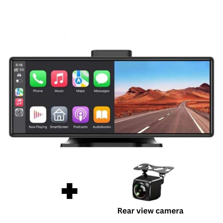 10.25” Wireless CarPlay & Android Auto Display | Ultra-Wide HD Screen for Easy Navigation & Hands-Free Calls in Your Car