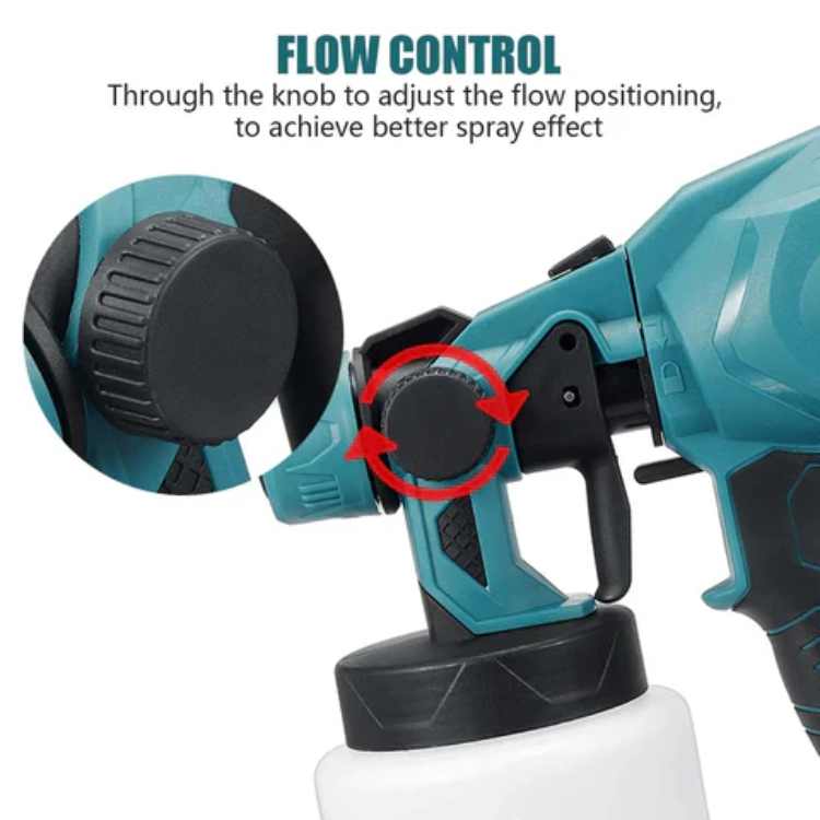 Cordless Paint Sprayer | PrecisionFlow Atomization, Ultra-Fine Spray Patterns for Home Projects and DIY Tasks